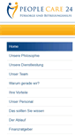 Mobile Screenshot of peoplecare24.de