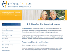 Tablet Screenshot of peoplecare24.de